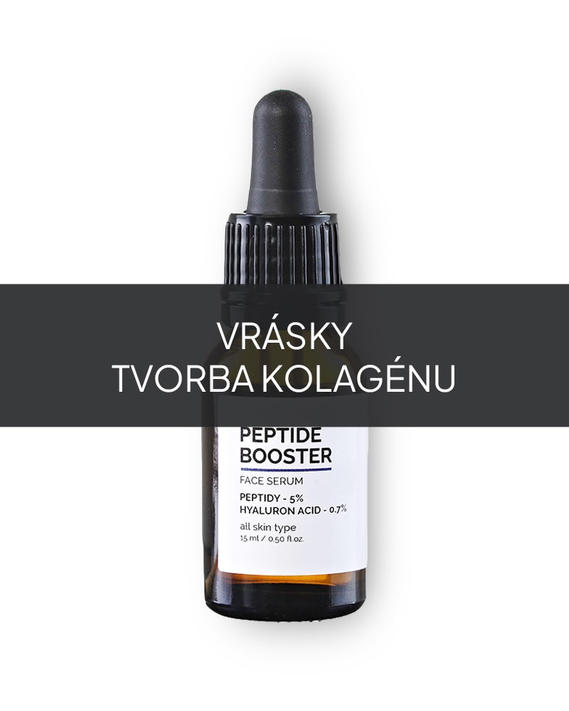 Prírodné pleťové sérum Peptide Booster na vrásky a tvorbu kolagénu