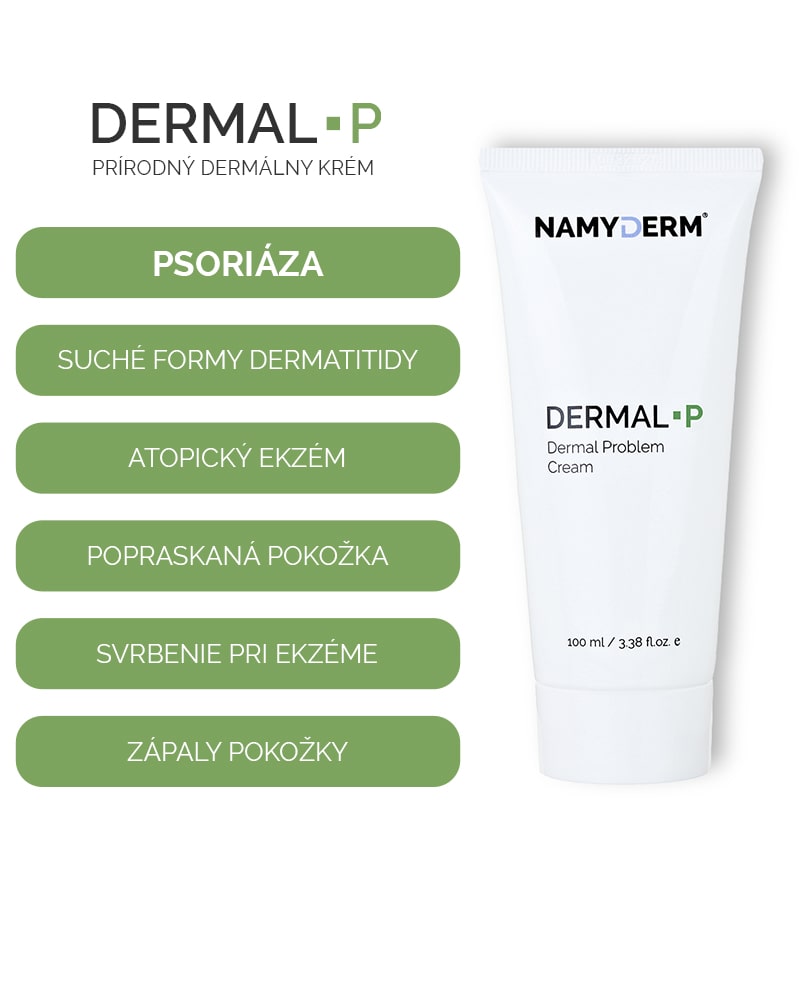 Dermal P – prírodný dermálny krém na psoriázu