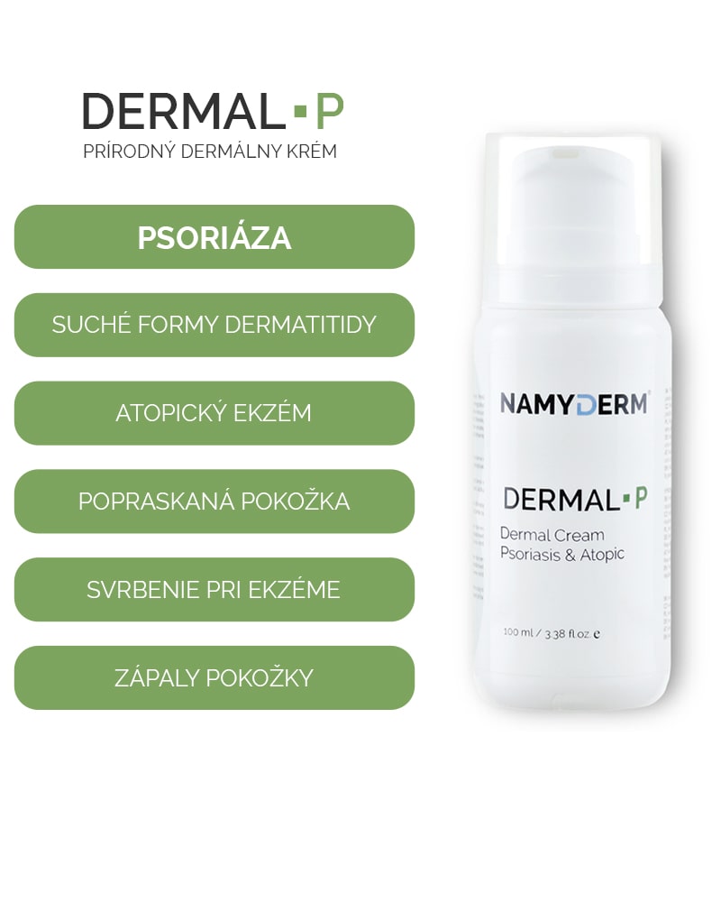 Dermal P – prírodný dermálny krém na psoriázu