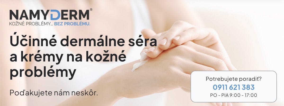 NAMYDERM - Účinné dermálne séra a krémy na kožné problémy